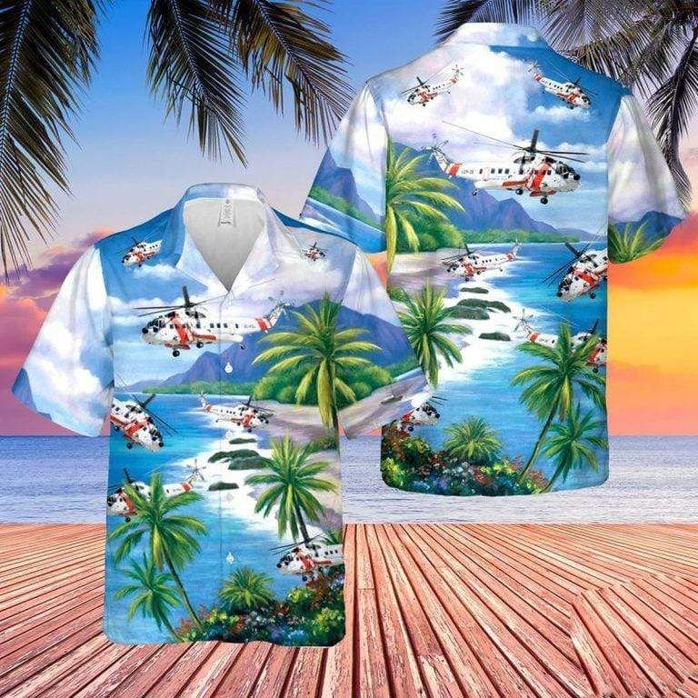 Us Coast Guard Sikorsky Helicopter Hawaii Shirt Unisex Adult Ha5071