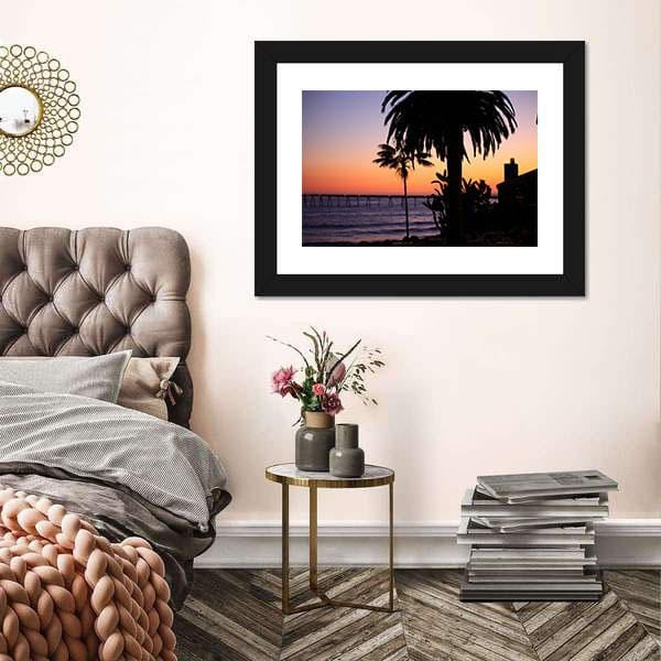 Beach Canvas Wall Decor Beach Sunset Canvas Print Home Decor Canvas