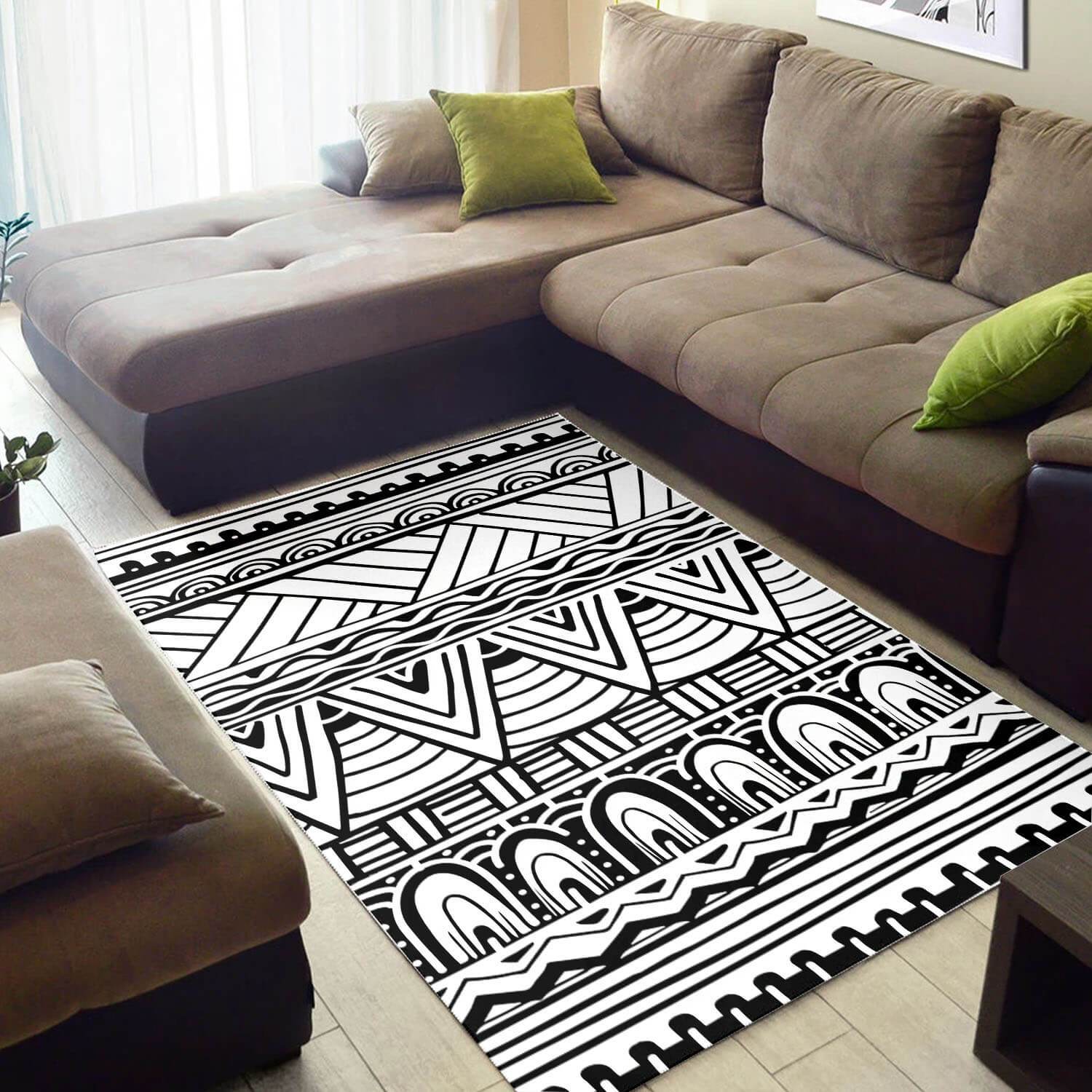 Trendy African Area Rug Beautiful Black History Month Ethnic Seamless Pattern African Style Carpet African Living Room Decor BPS3193