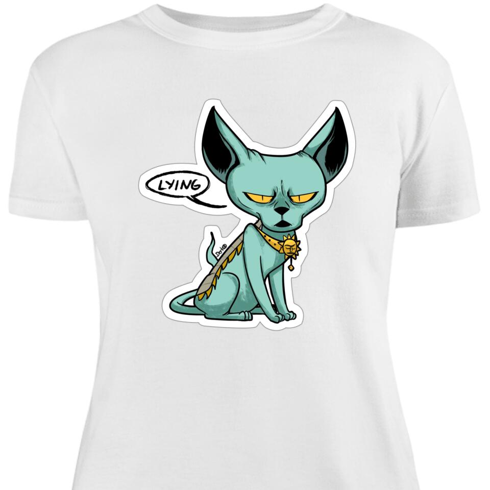 Lying Saga Cat Shirt, Funny Women Shirt Gift For Him, Her – Trending Personalized