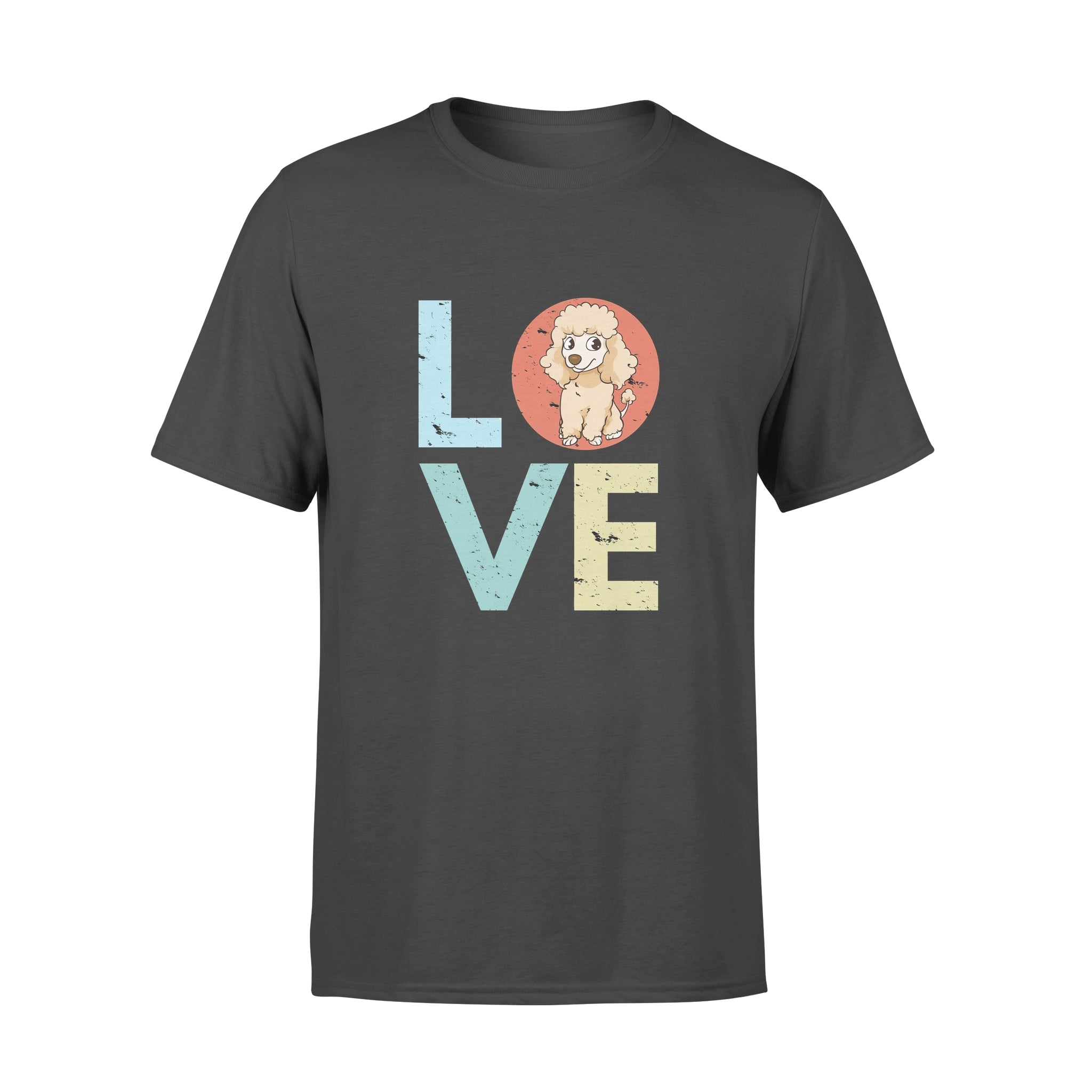 Love Poodle Vintage – Standard T-shirt