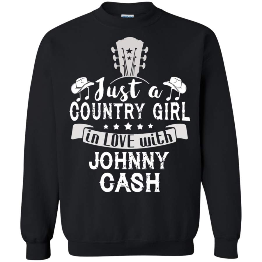 AGR Just A Country Girl In Love With Johnny Cash Sweatshirt