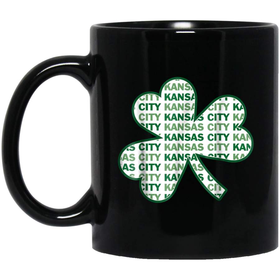 Kansas City Missouri St Patricks Day Shamrock Mug