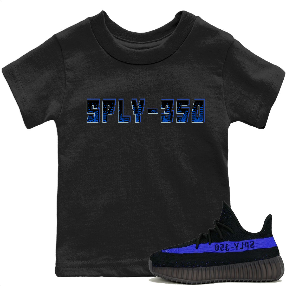 Sply350 T-Shirt – Yeezy 350 Dazzling Blue Baby & Youth