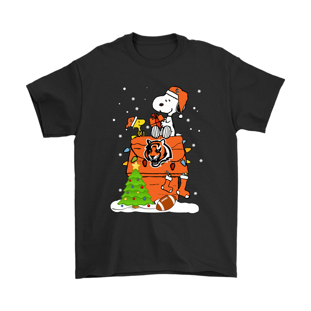 High quality A Happy Christmas With Cincinnati Bengals Snoopy Shirts