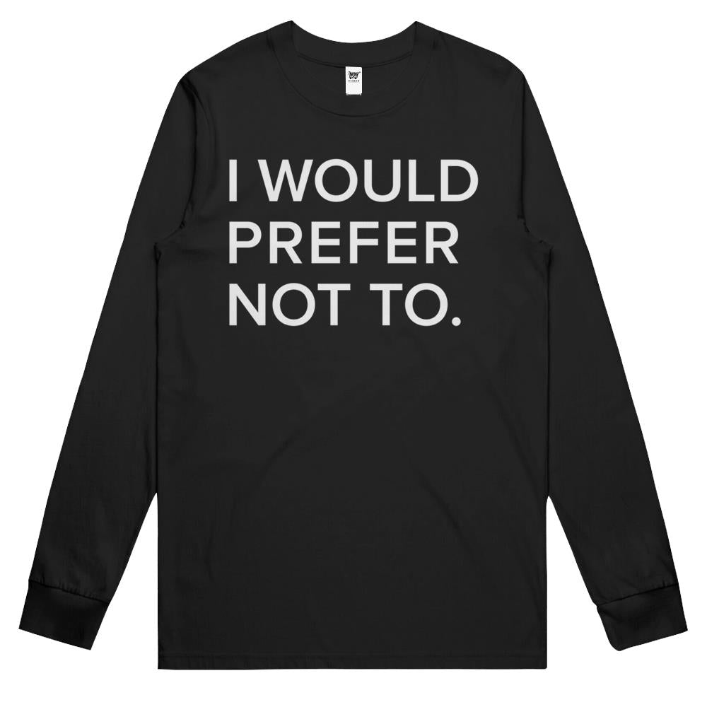 Bartleby Long Sleeve T Shirts