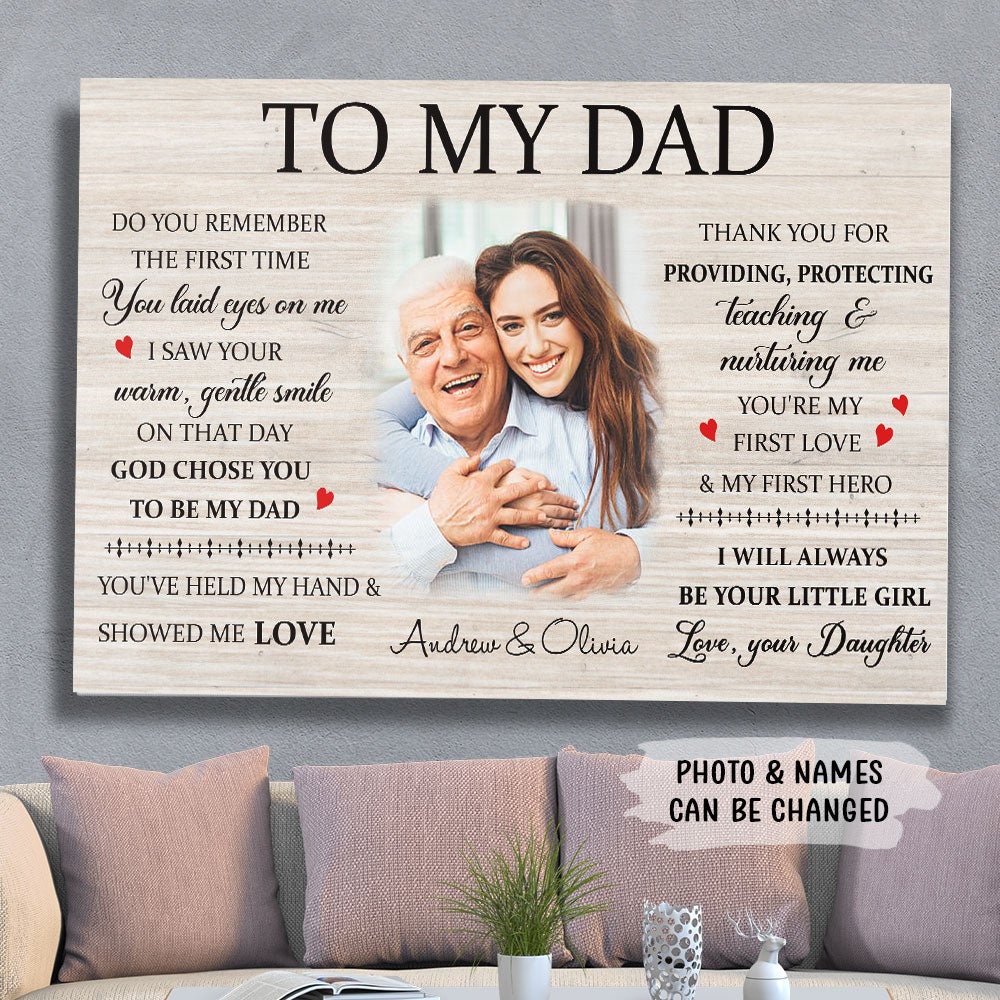 You Laid Eyes On Me – Personalized Custom Photo Canvas