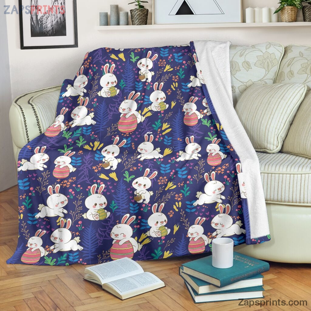 Bunny Style Color In Purple Trend Blanket – Cool Gift Ideas