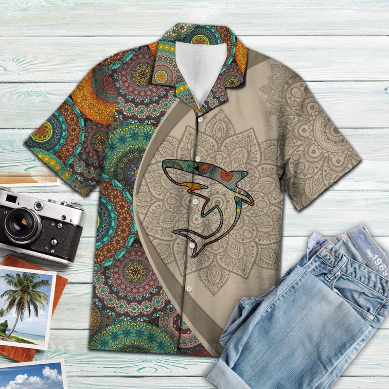 Shark Mandala Hawaii Shirt Ha103232