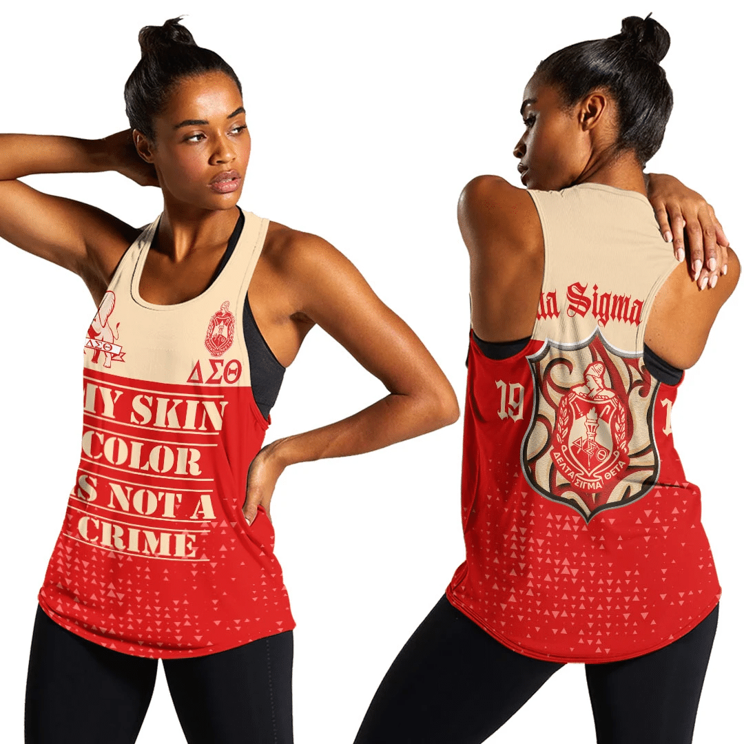 Wonderprint Tank Top Delta Sigma Theta Racerback Tank