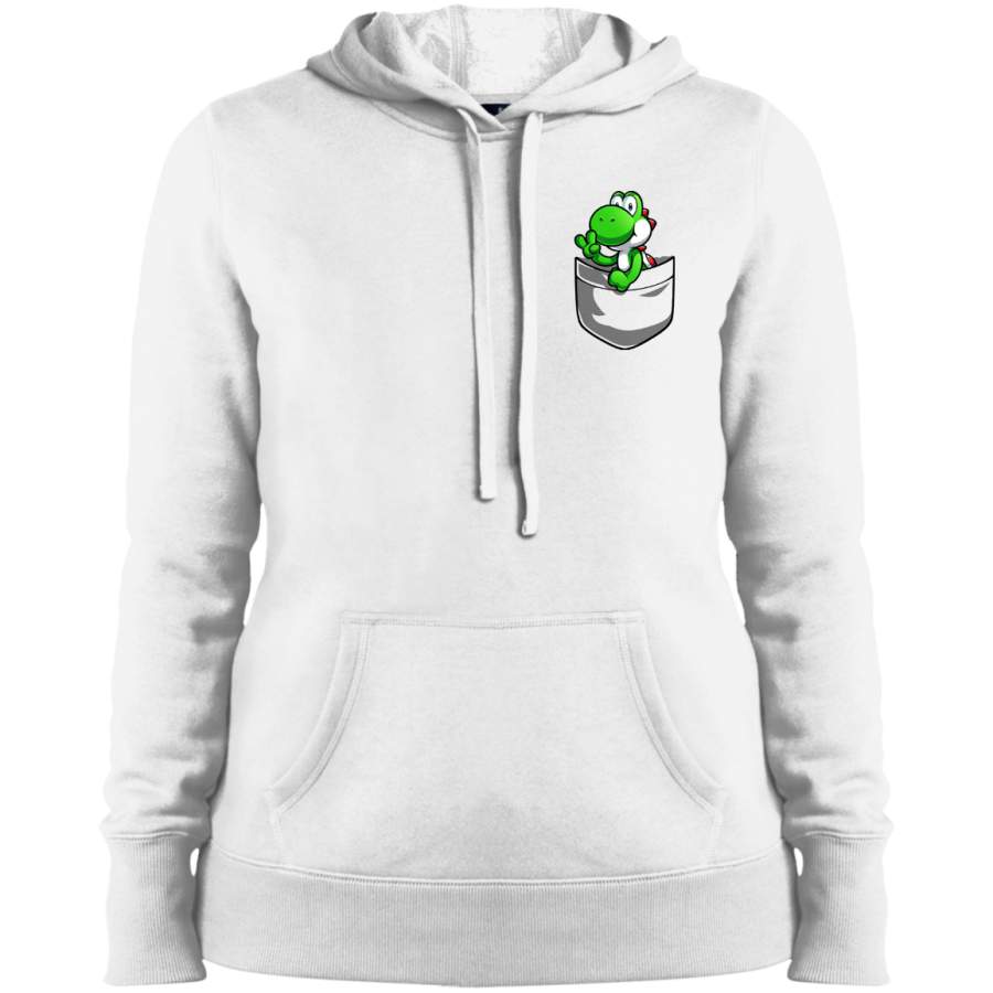 AGR Pocket Yoshi Tshirt Ladies’ Pullover Hooded Sweatshirt