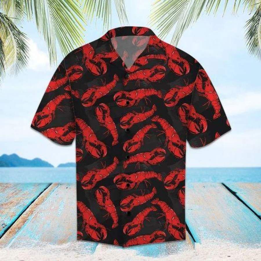 Hawaii Aloha Shirts Amazing Lobster Ha36574