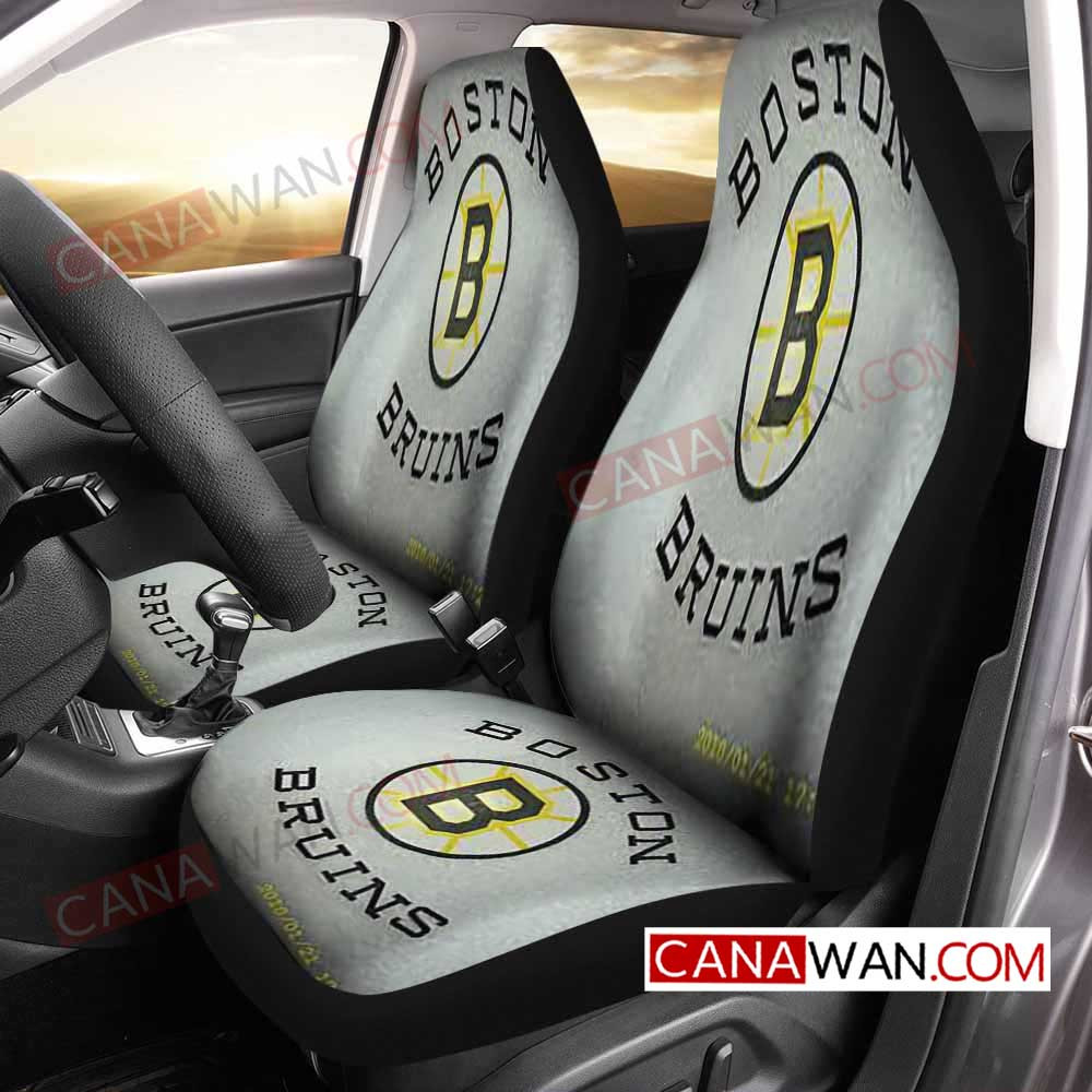 Boston Bruins Style306 3D Customized Personalized Car Seat Cover