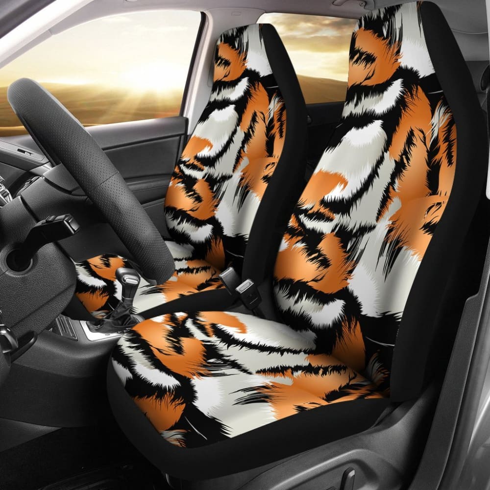 Tiger Print Car Seat Covers 174510