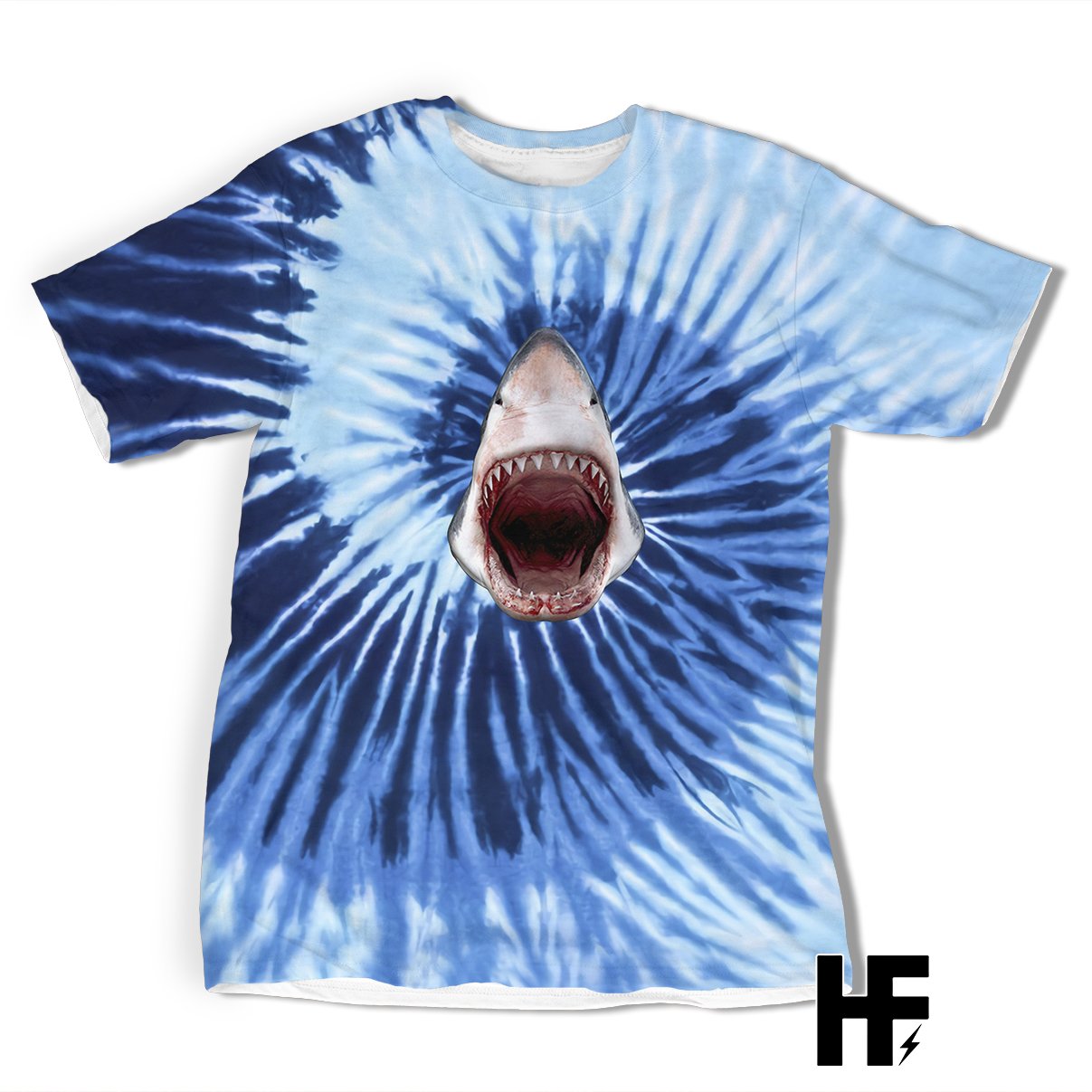 Tie Dye Shark Ez08 1003 All Over T-Shirt