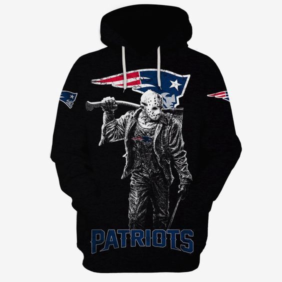 New England Patriots The Devil 3D Hoodie Sweatshirt