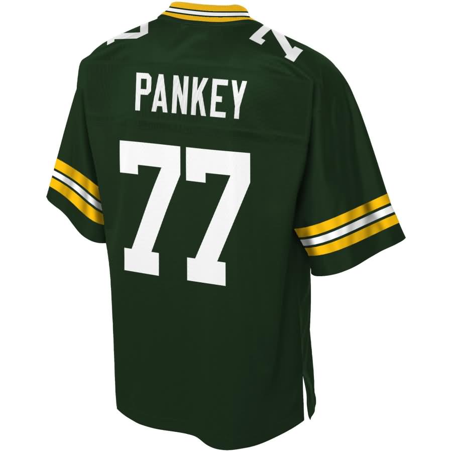 Adam Pankey Green Bay Packers NFL Pro Line Team Color Player Jersey – Green