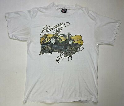 Vintage Jimmy Buffet Domino College Tour Corona 1995 T-shirt S   Music 3113