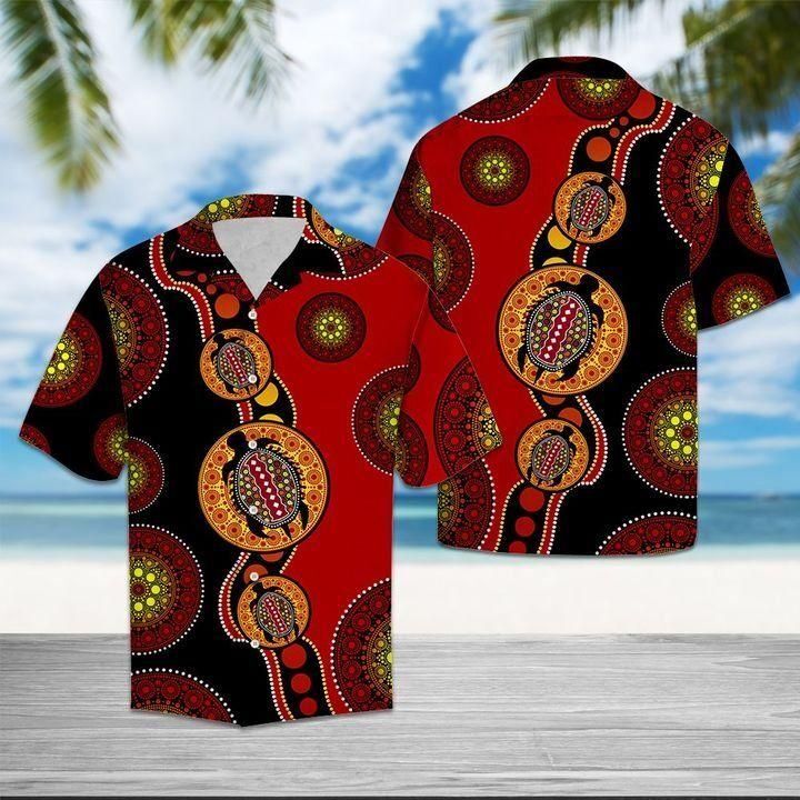 Turtle Hawaiian Shirt   Unisex   Full Size   Adult   Colorful   Hw1094