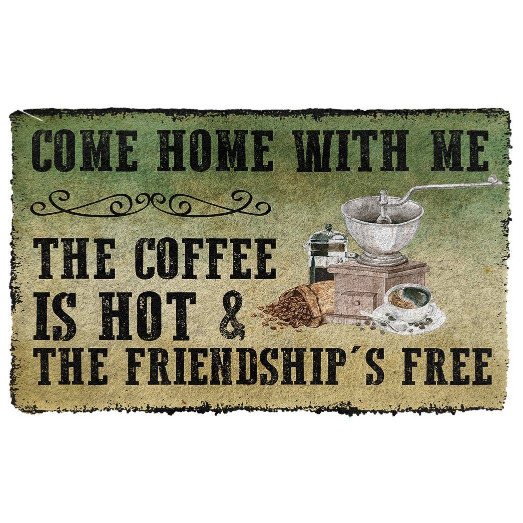 Gearhumans 3D Come Home With Coffee Doormat