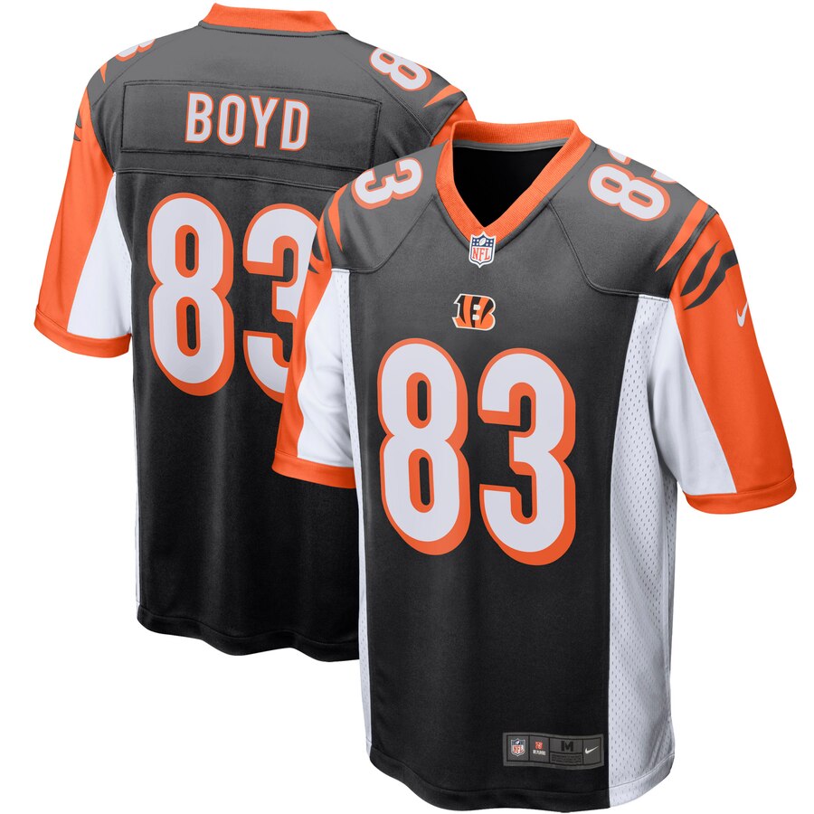 Tyler Boyd Cincinnati Bengals Nike Player Game Jersey – Black