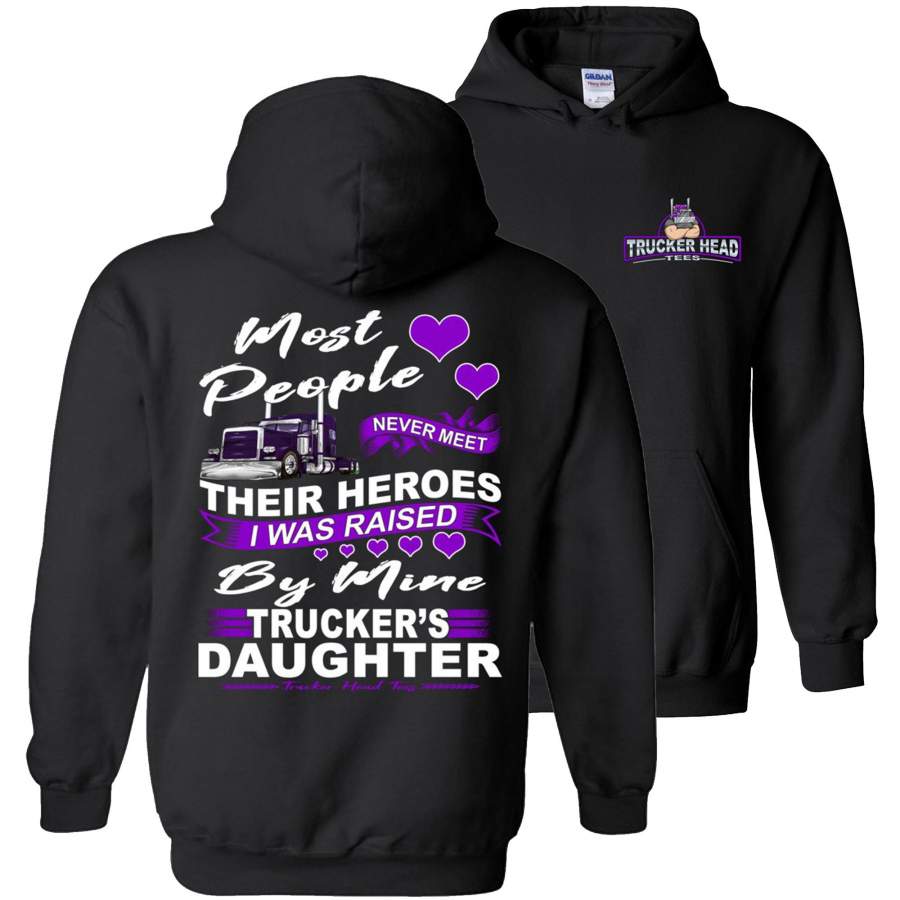 My Hero Truckers Daughter Hoodies