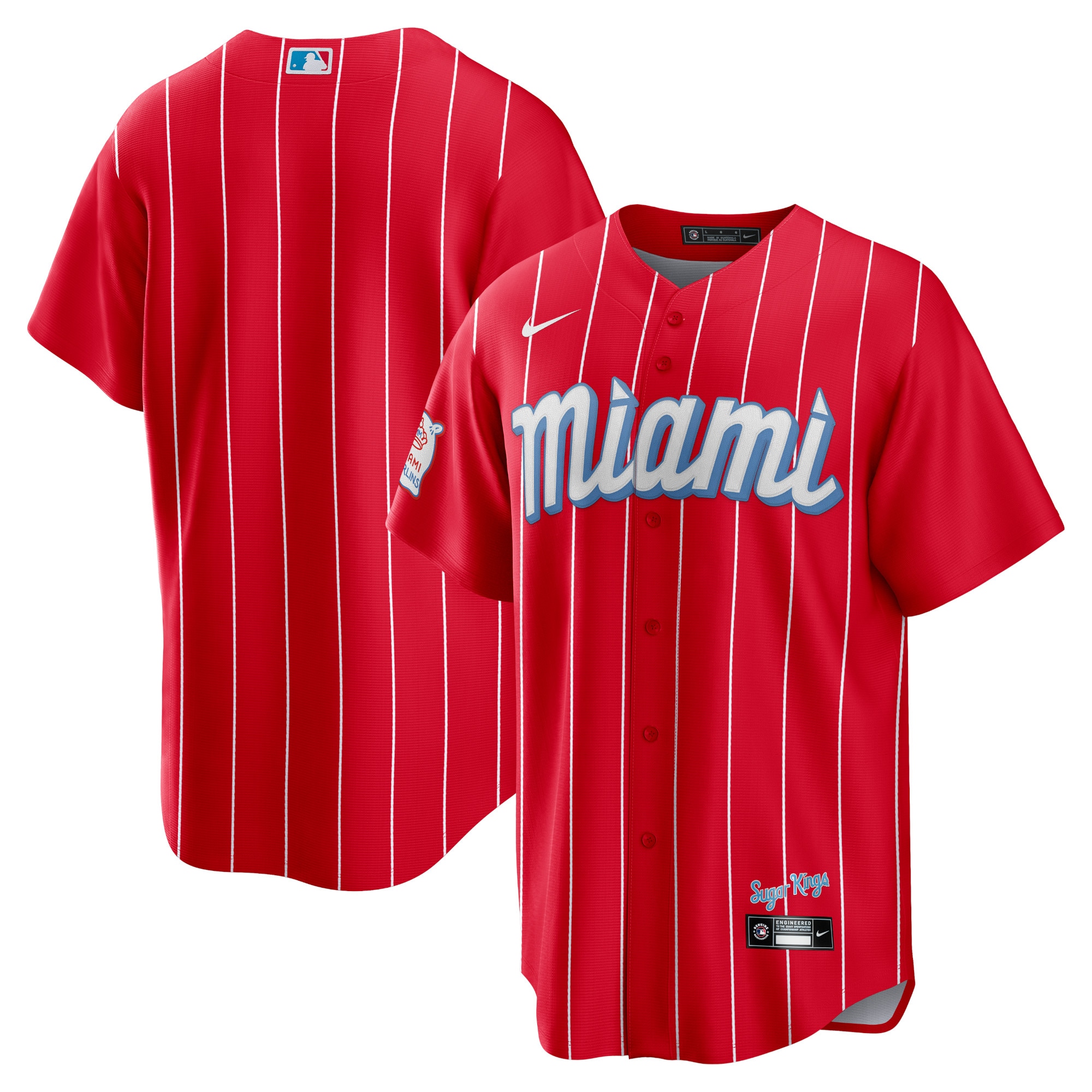 Men’s Miami Marlins Red City Connect Team Jersey