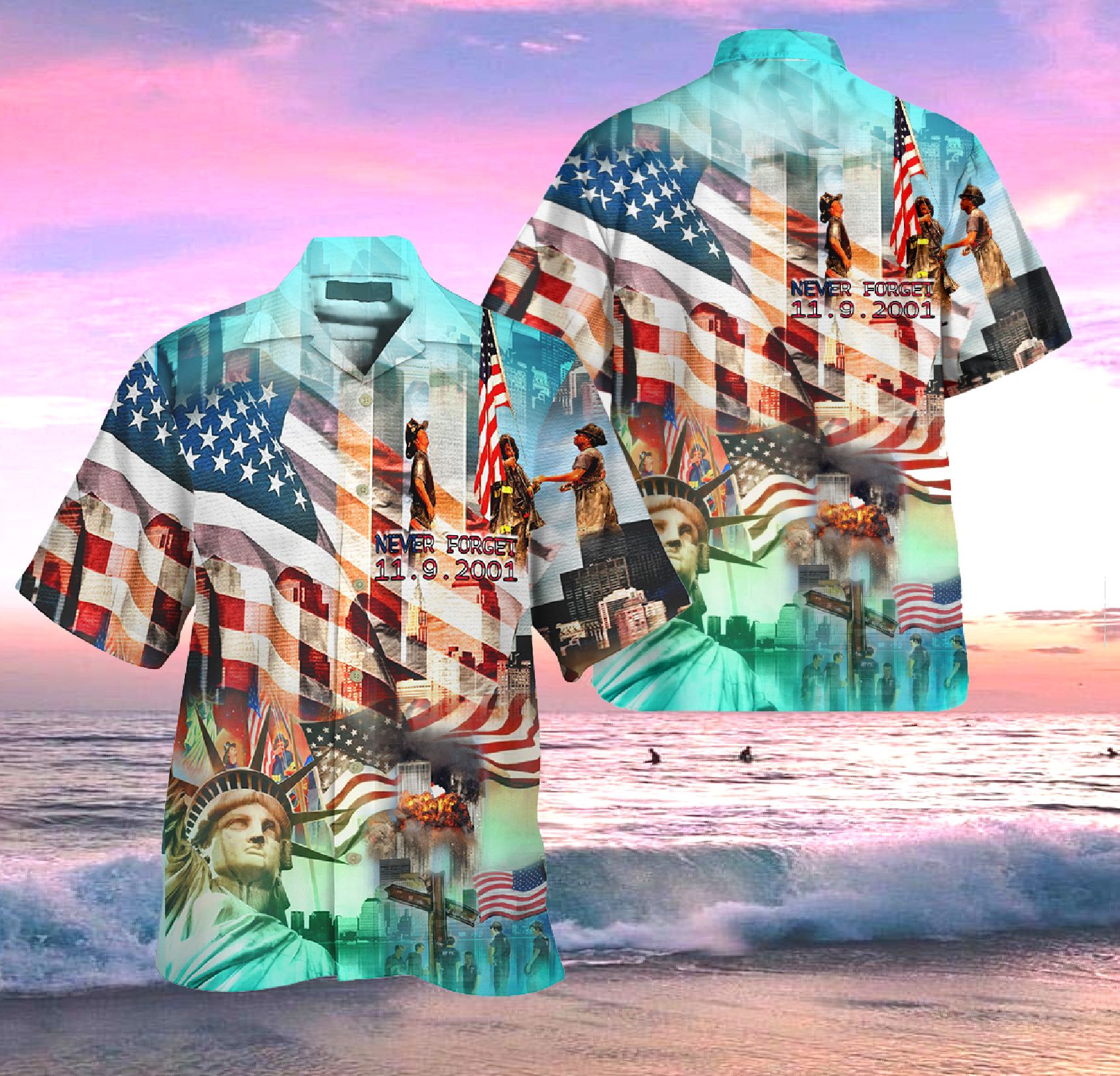 Memorial Day We Will Never Forget Hawaiian Shirt For Man Ha105161