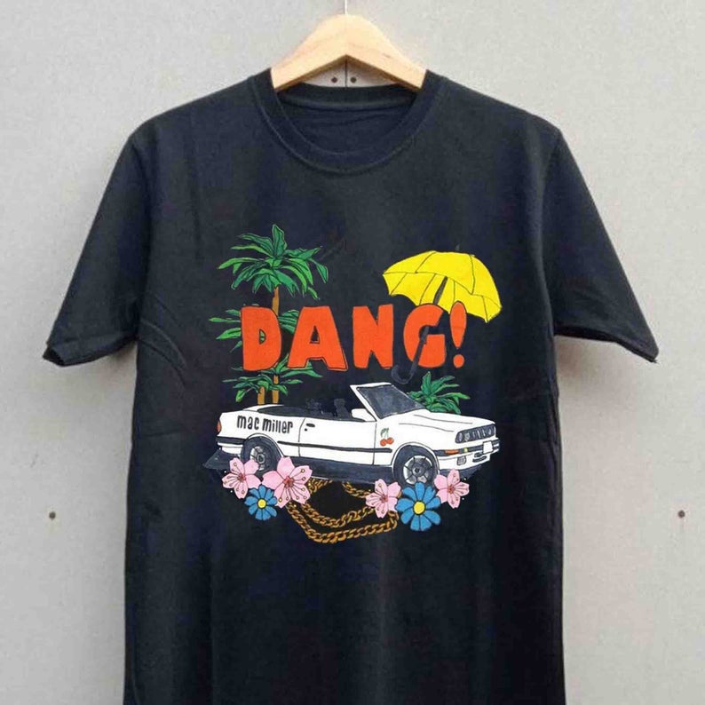 90S Mac Miller Dang Car Tour Concert Tee,Mac Miller T-Shirt Tee,Mac Miller T-Shirt, Mac Miller Concert Merch,Mac Miller Inspired T-Shirt