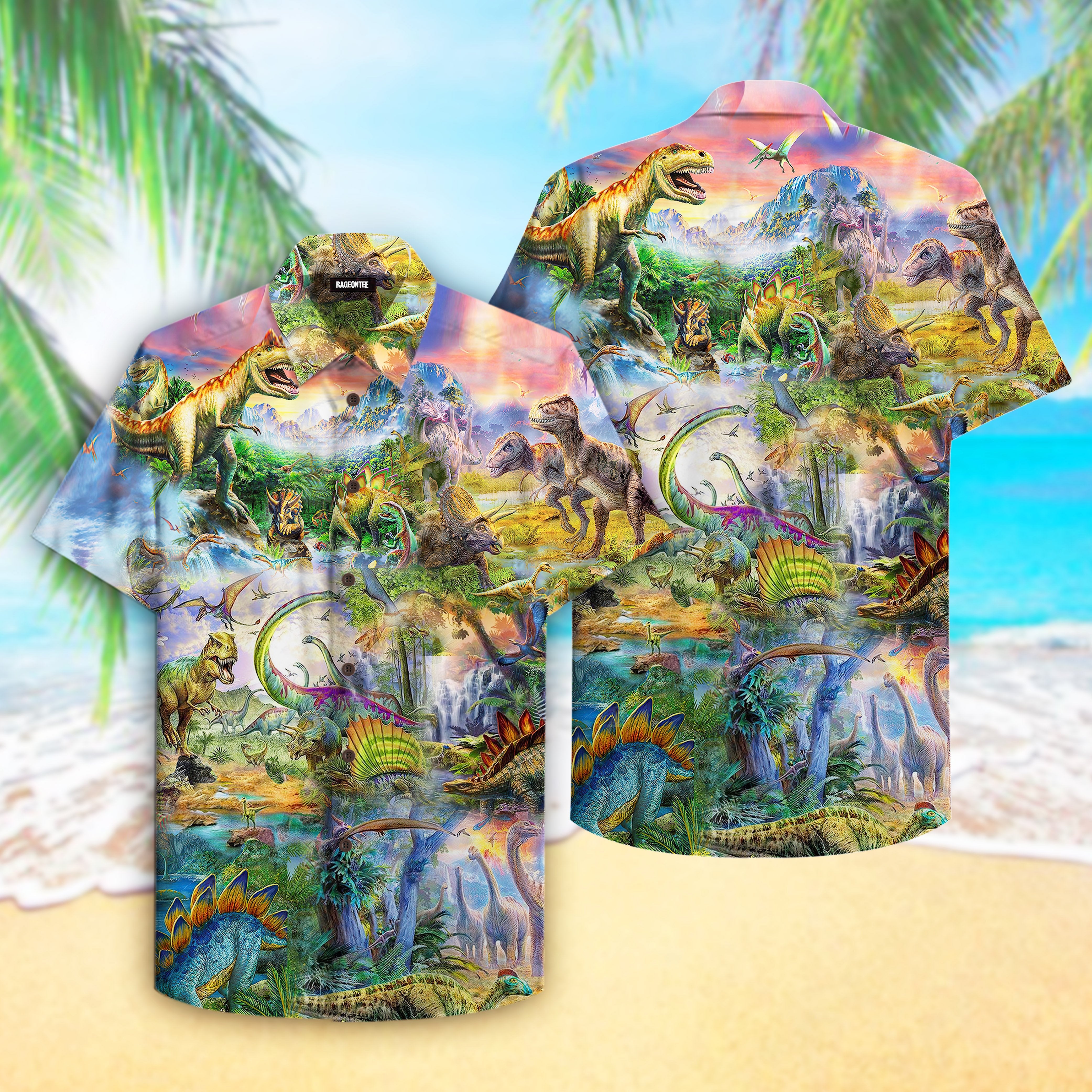 Dinosaur Island Hawaii Shirt For Men Women Adult Ha61460