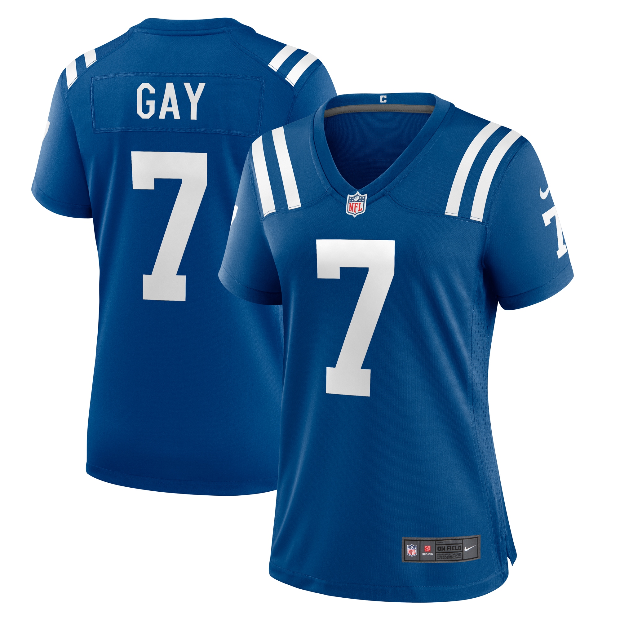 Women’s Indianapolis Colts Matt Gay Royal Team Game Jersey