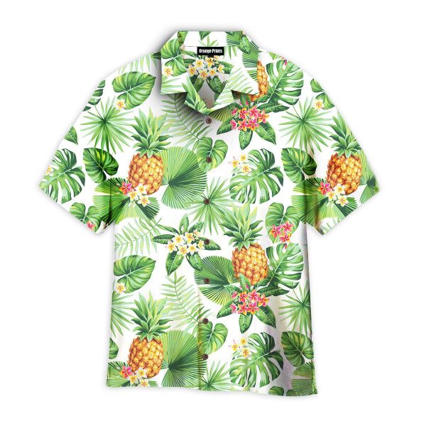 Tropical Pineapple Pattern Hawaii Shirt For Men Women Ha63283