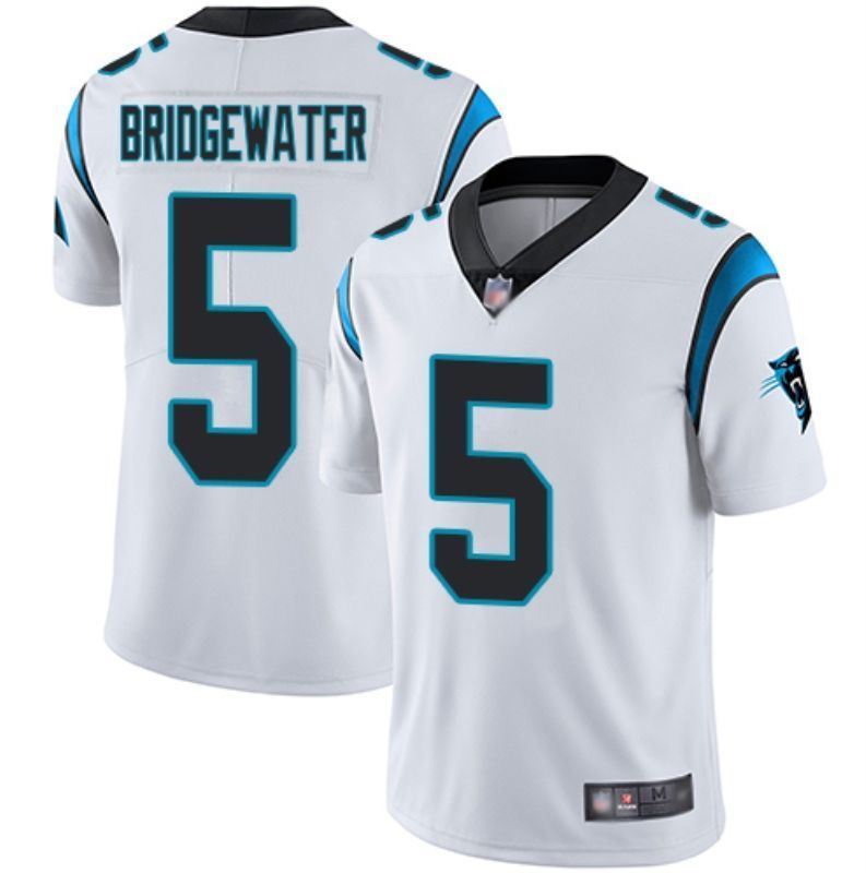 Carolina Panthers Teddy Bridgewater #5 NFL 2020 White Jersey Jersey