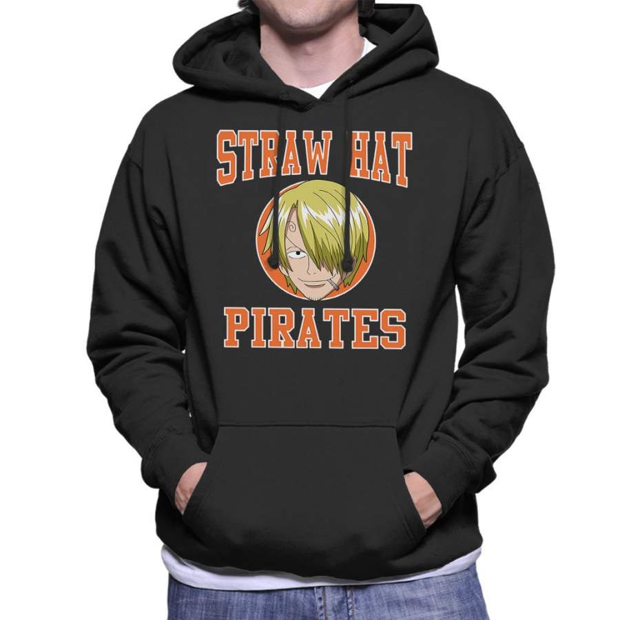 Straw Hat Pirates Vinsmoke Sanji One Piece Men’s Hooded Sweatshirt