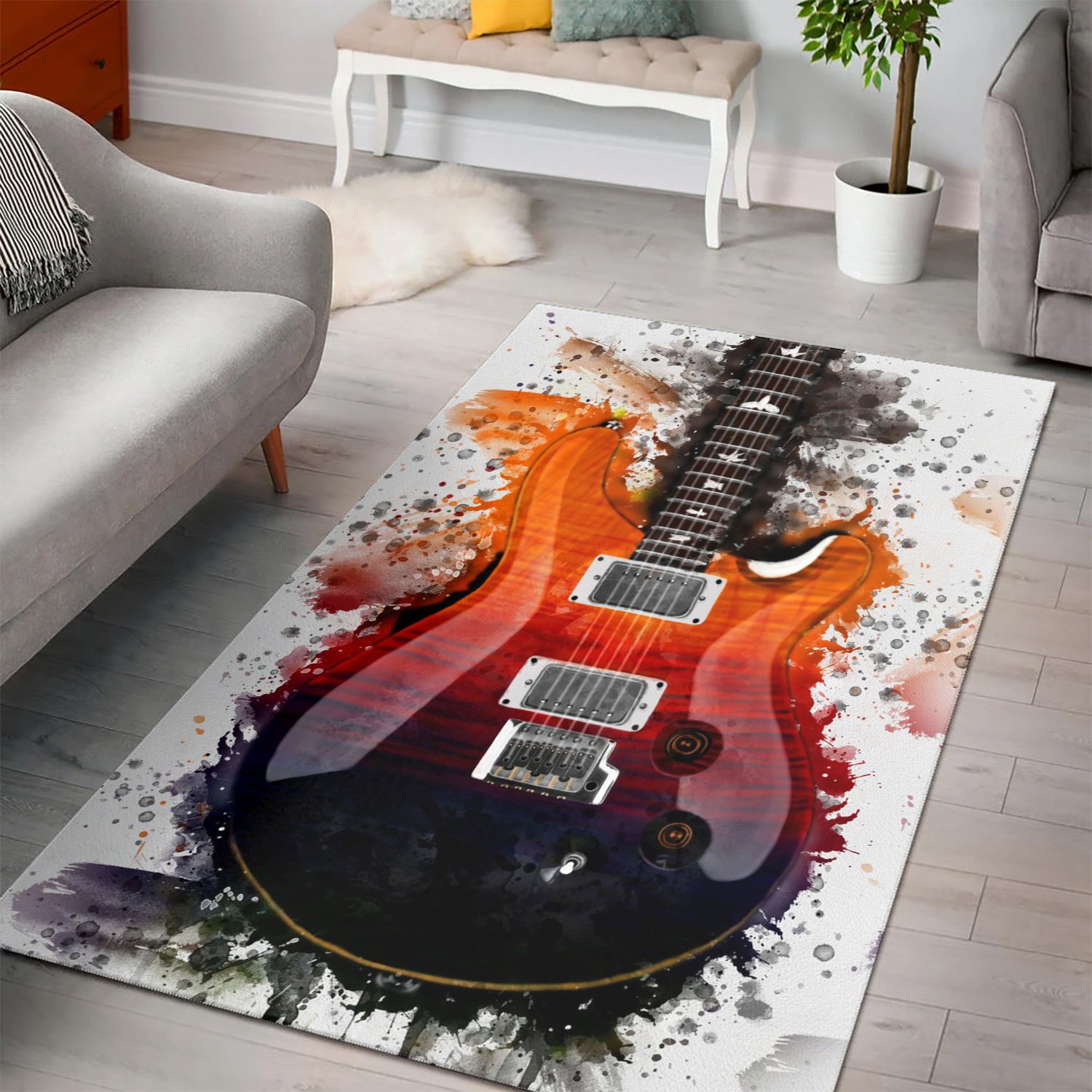 Al Di Meola Guitar  Music Rug,  Gift for fans,  Halloween Gift