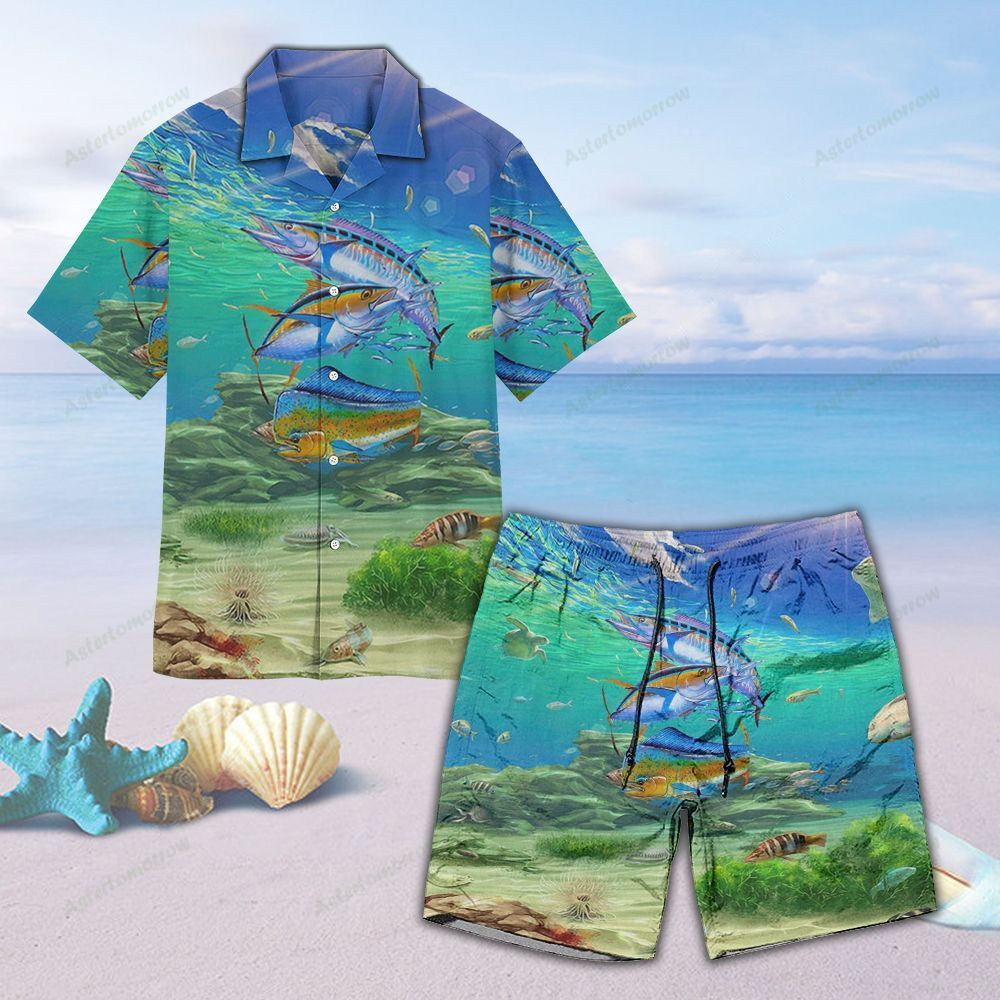 Deep Sea Unisex Hawaiian Shirt Beach Fishing Hawaiian Ha21571