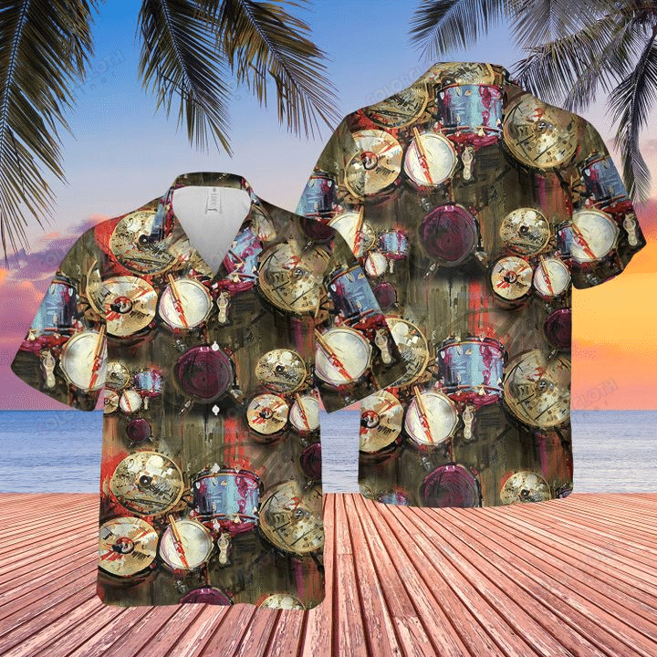 Drum Colorful Hawaii Shirt Ha71931