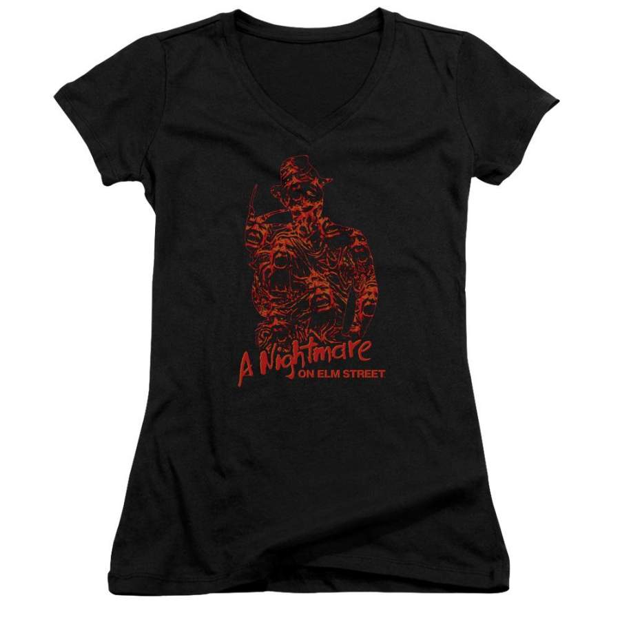 A Nightmare on Elm Street Chest Of Souls Juniors V-Neck T-Shirt