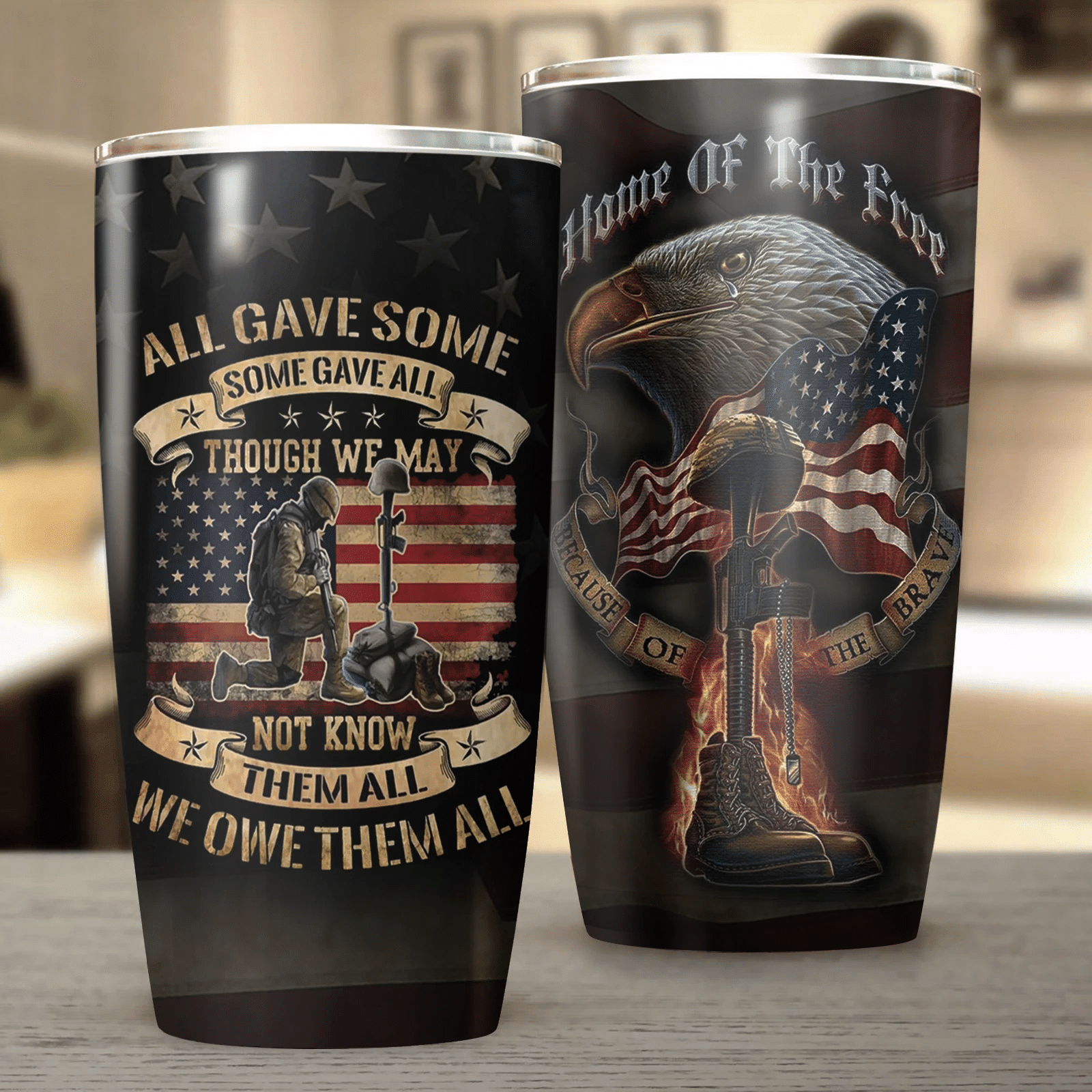 Veteran. All Gave Some Some Gave All Tumbler