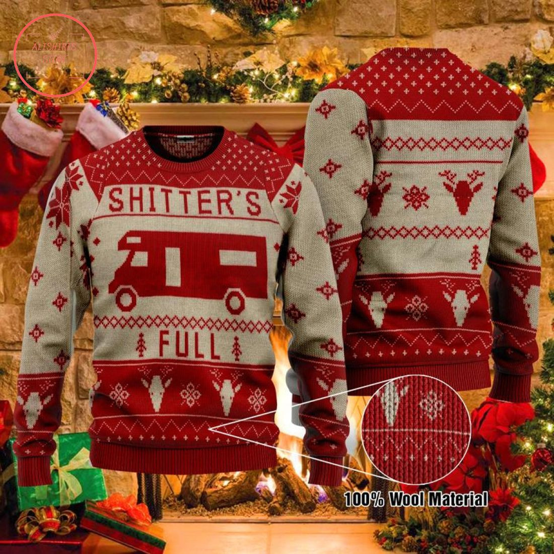 Christmas Vacation Shitter’S Full Movie Ugly Christmas Sweater