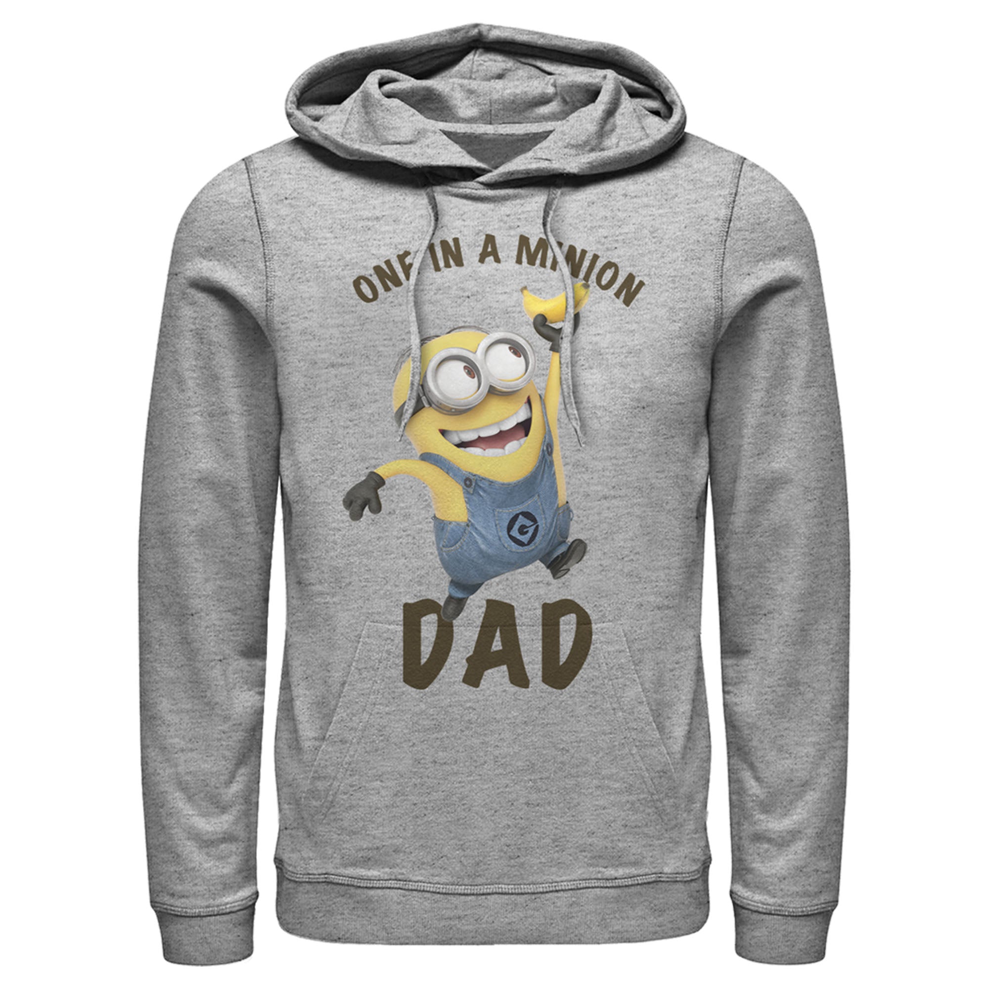 Men’S Despicable Me Dave One In A Minion Dad Pull Over Hoodie