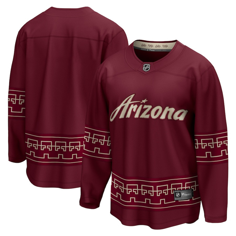 Arizona Coyotes Alternate 2022/23 Premier Breakaway Men Jersey – Garnet