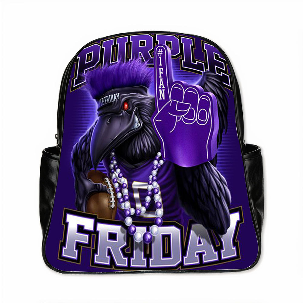 baltimore ravens purple friday school bag backpacks