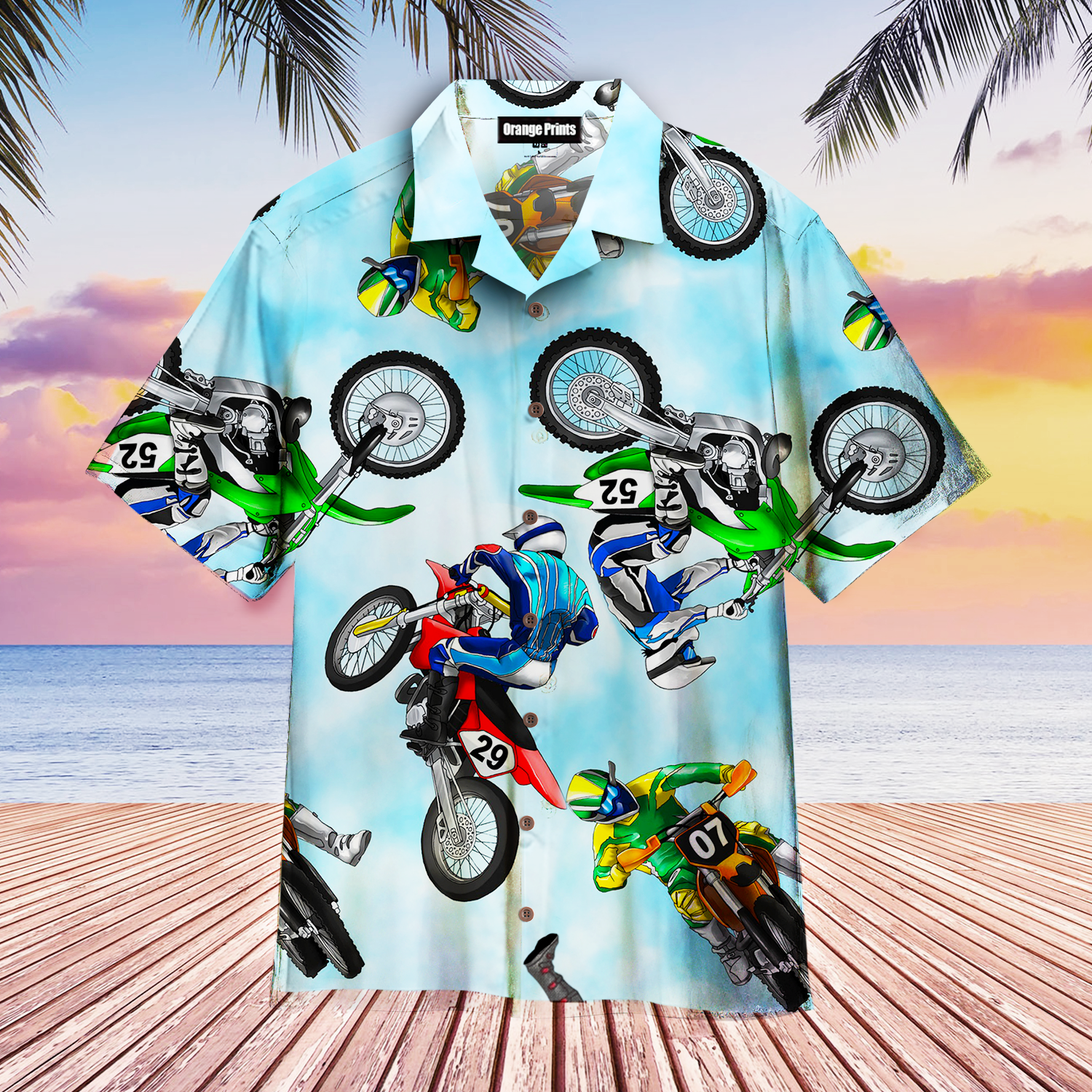 Motocross Hawaii Shirt For Men Women Ha34918