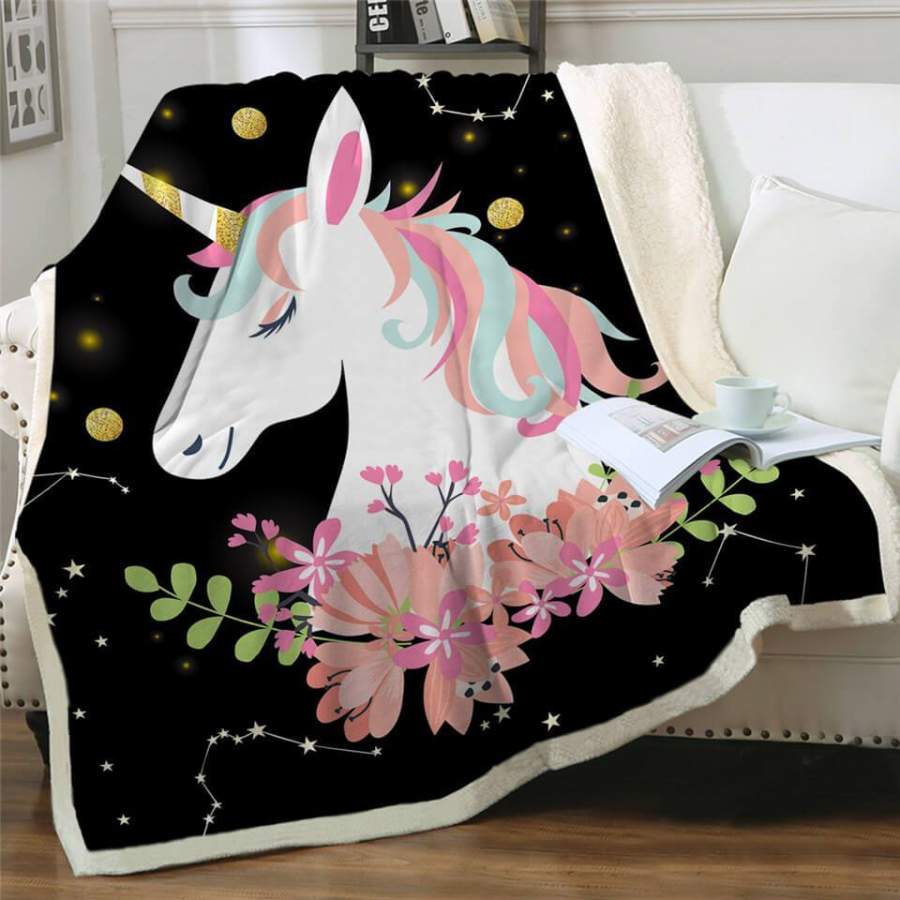 Soft Unicorn Blanket Trending Gift For Unicorn Lovers