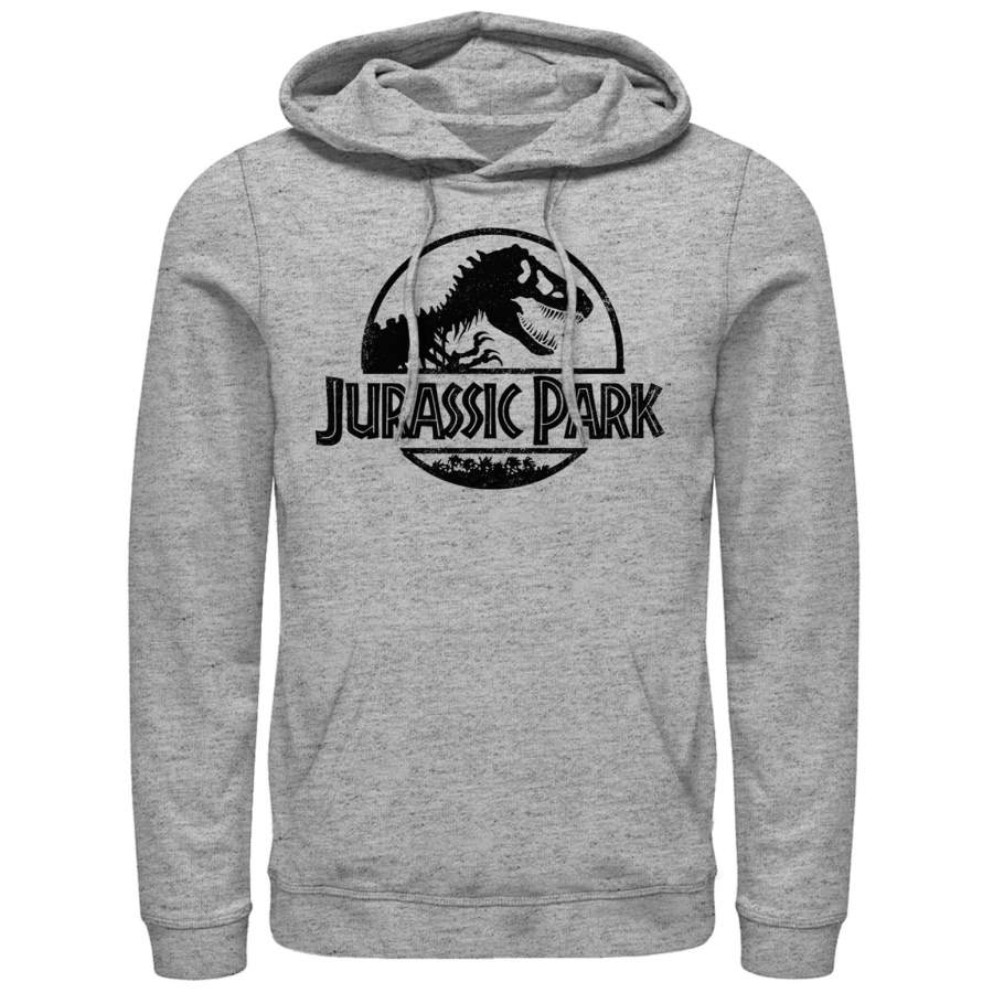 Jurassic Park Men’s Classic Logo Lightweight Hoodie