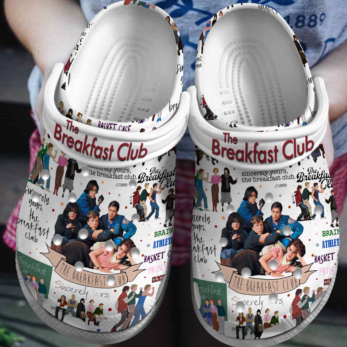 The Breakfast Club Movie Crocs Crocband Clogs Shoes Comfortable For Men Women and Kids