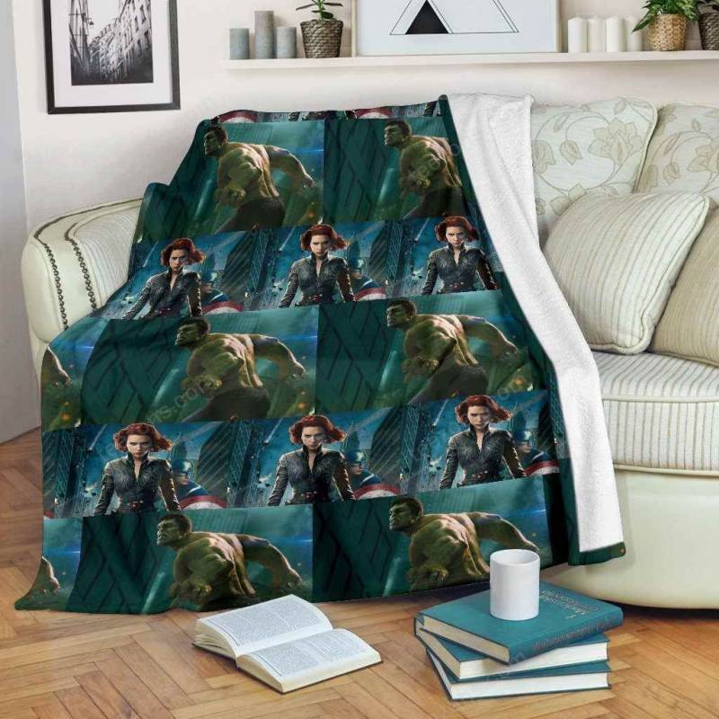 Avenger Hulk Premium Fleece Blanket