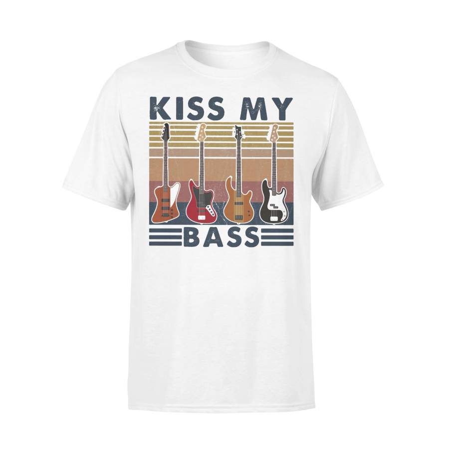 Kiss My Bass Guitar Vintage T-shirt