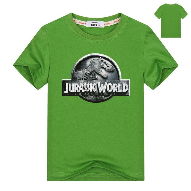 3D Print Dinosaur Pattern Boys Cotton T-Shirt